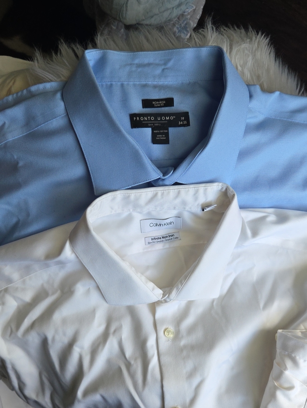 Lot Of 2 Men's Dress Shirts
